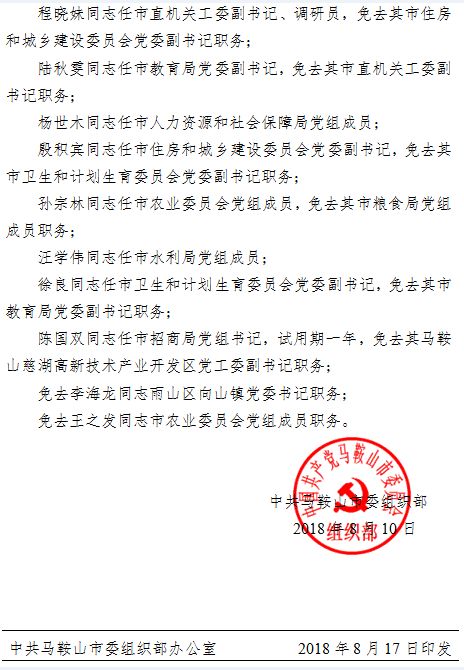 马鞍山组织部最新公示聚焦人才与发展，解析人才战略与发展动向